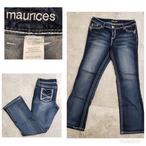 Maurices dark wash boot cut